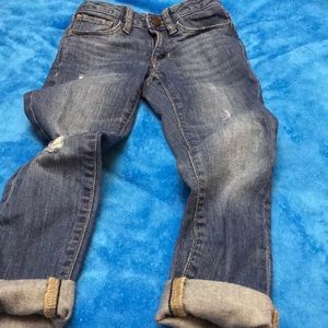 Girls gap destructed jeans